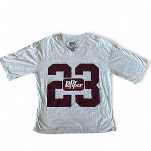 Dr Pepper Gray Graphic Women's Top